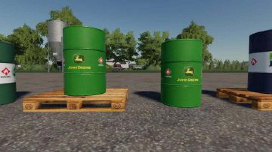 FS19 500l Diesel barrel Pack v1.0