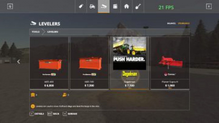 fs19-mods,  FS19 Degelman blade v1.0