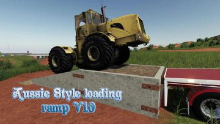 Trending mods today: FS19 Aussie Style loading ramp v1.0