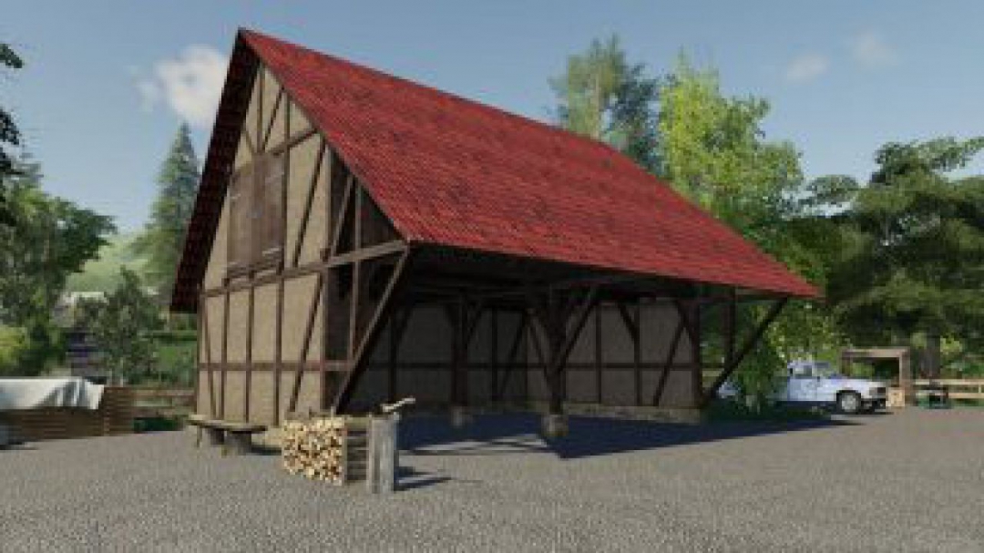 FS19 Timberframe Barn With Attic v1.1.0.0