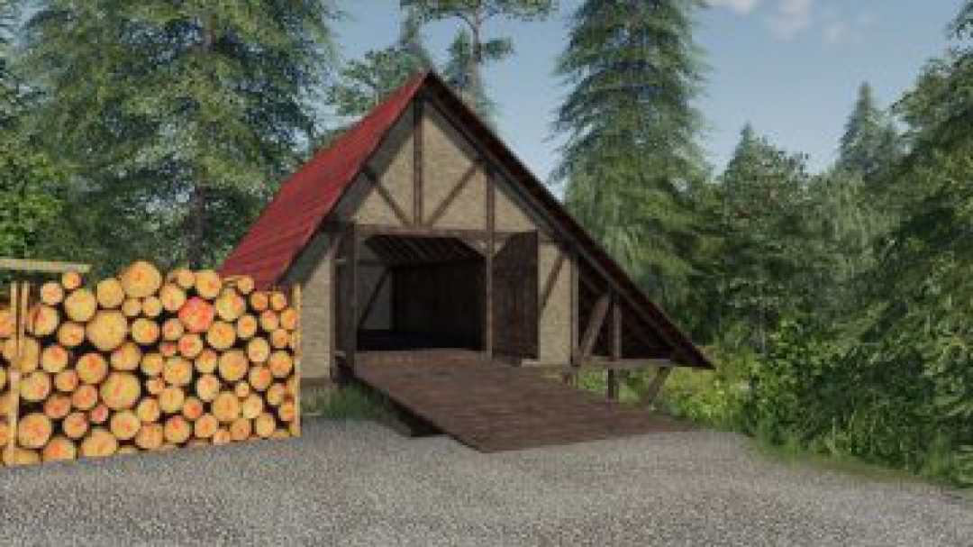 FS19 Timberframe Barn With Attic v1.1.0.0