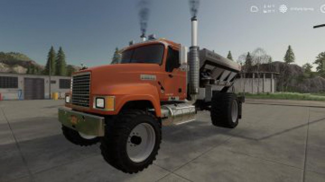 FS19 Mack Pinnacle Spreader Truck v1.0