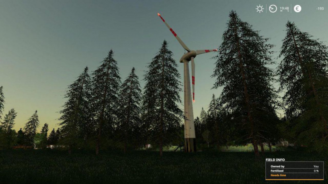 FS19 Placable wind turbine Updated