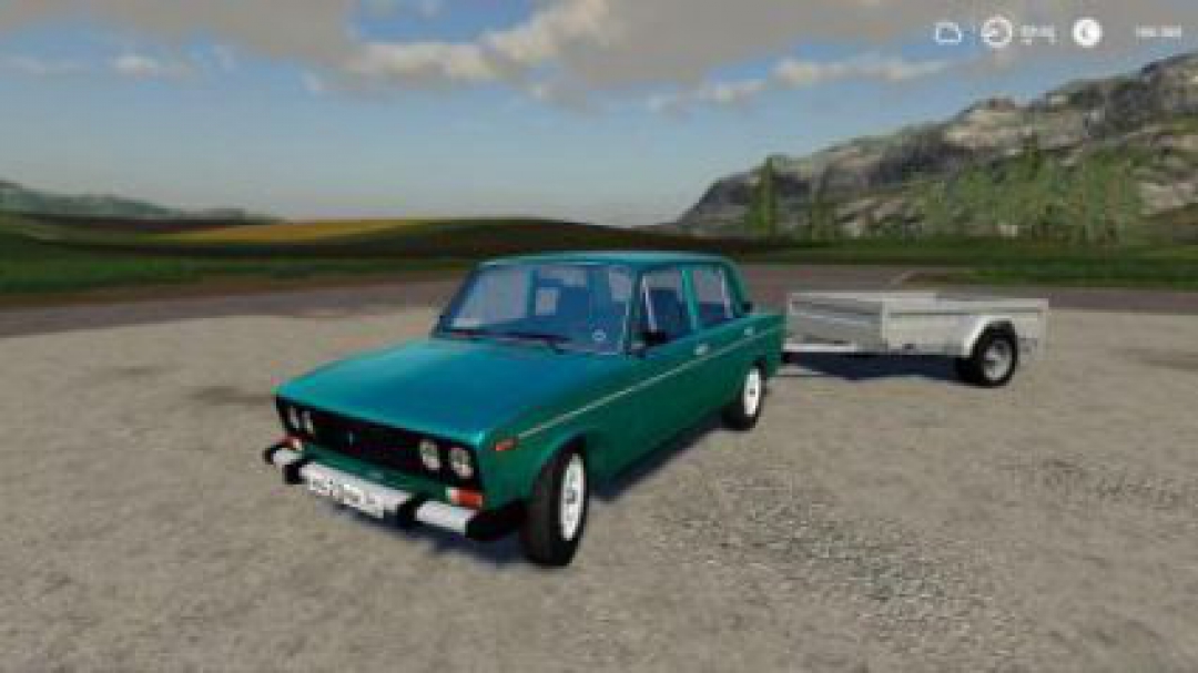 FS19 VAZ 2106 AND TRAILER v1.0