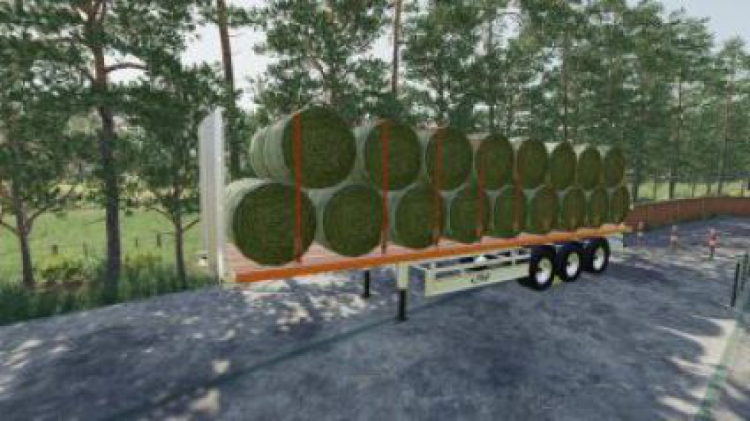 FS19 Fliegl Flatbed Semitrailer v1.2.0.0