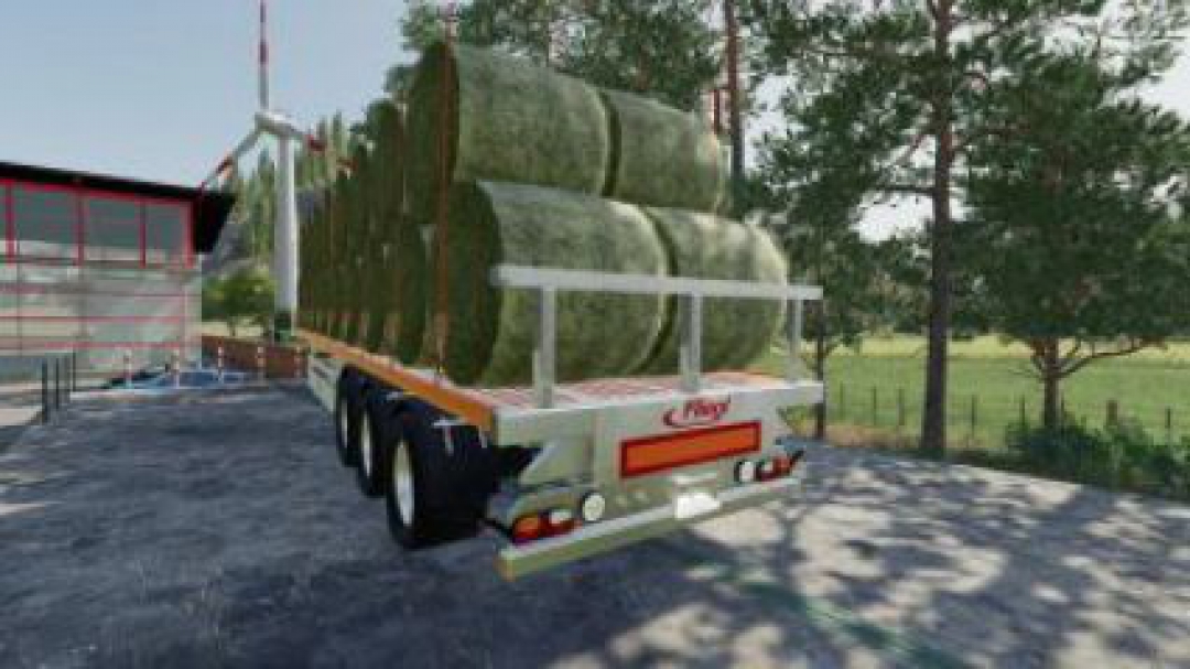 FS19 Fliegl Flatbed Semitrailer v1.2.0.0