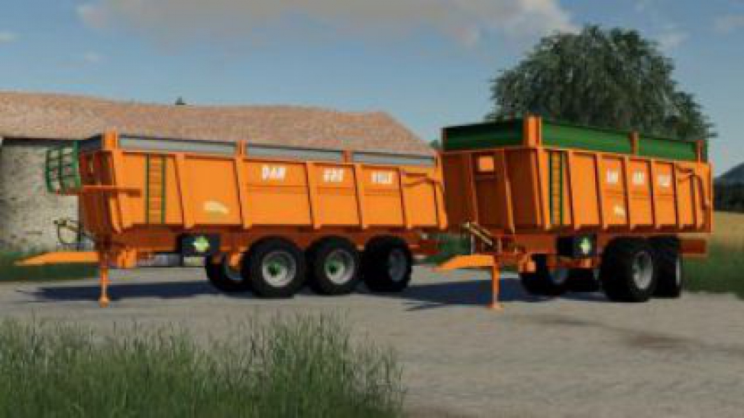 FS19 Dangreville Trailer Pack v1.0.0.0