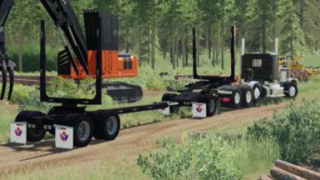 FS19 Pole Trailer and Jeep v1.0.0.0