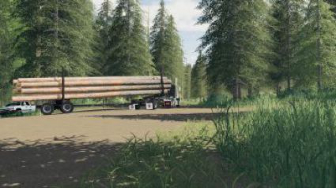 FS19 Pole Trailer and Jeep v1.0.0.0