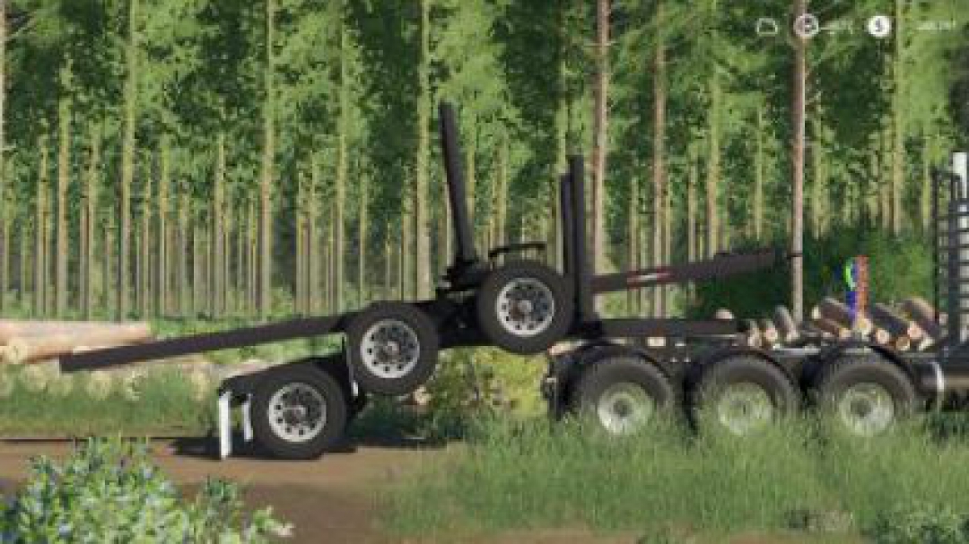 FS19 Pole Trailer and Jeep v1.0.0.0