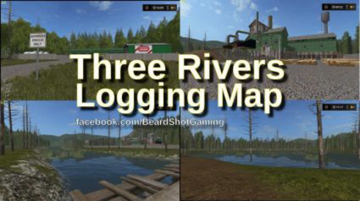 FS19 Three Rivers Logging Map v1.1.0.0 category: maps