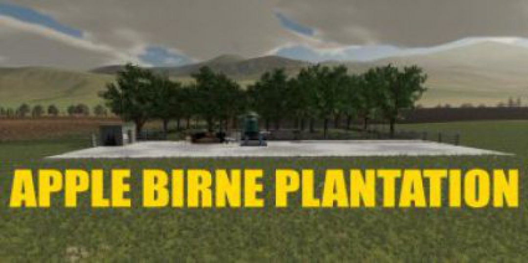 FS19 Apple Birne Plantation v1.0