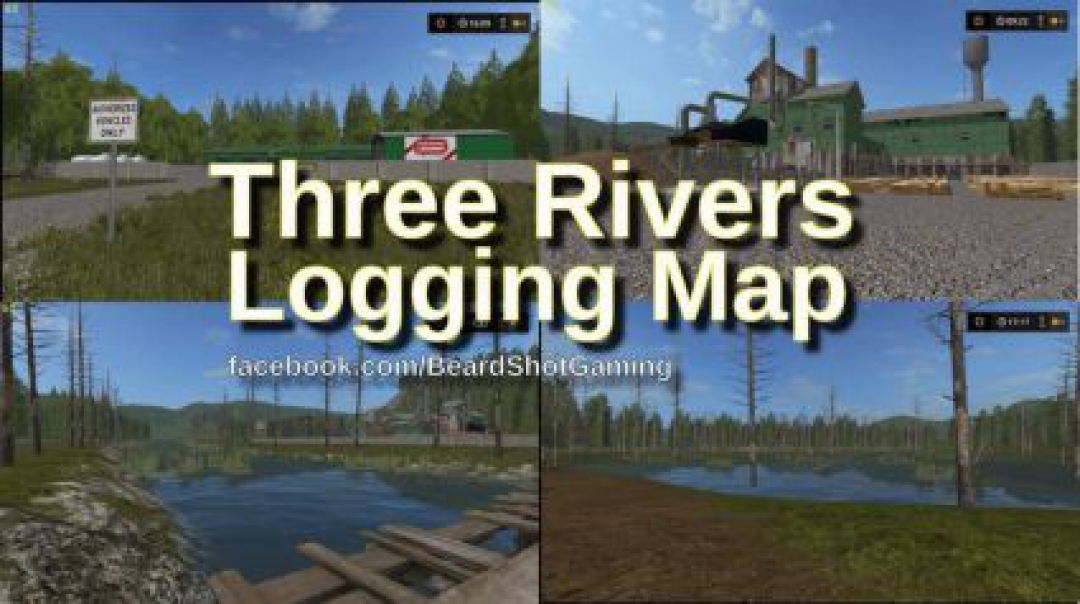 FS19 Three Rivers Logging Map v1.1.0.0