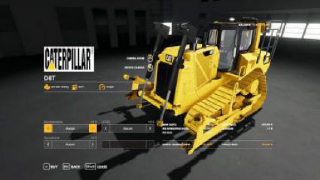 FS19 BullDozer CATERPILLAR D8T SDM v1.0