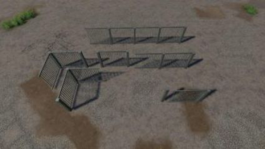 FS19 Placeable Metal Gates And Fences v2.1.0.0