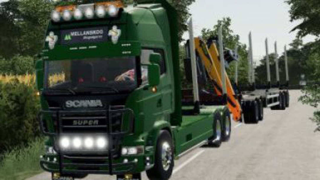 FS19 Scania r730 log truck v1.0