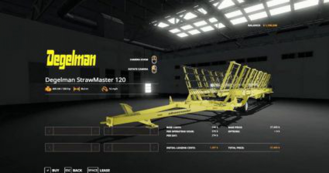 FS19 Degelman Strawmaster 120