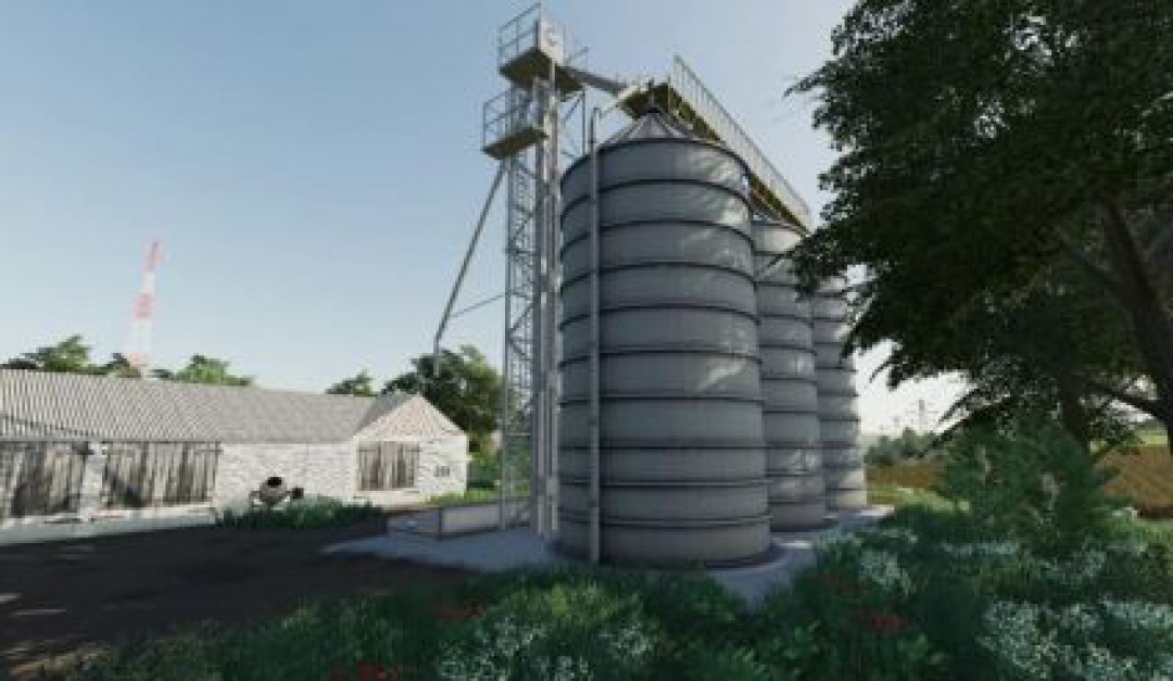 FS19 Silos Bin Placeable v1.0