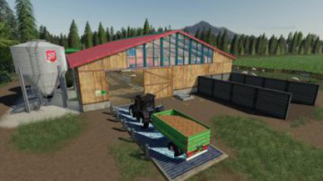 FS19 Organic Pigsty Placeable v1.9