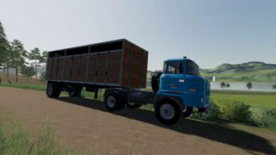 FS19 HLS Viehtransport Sattel v1.0