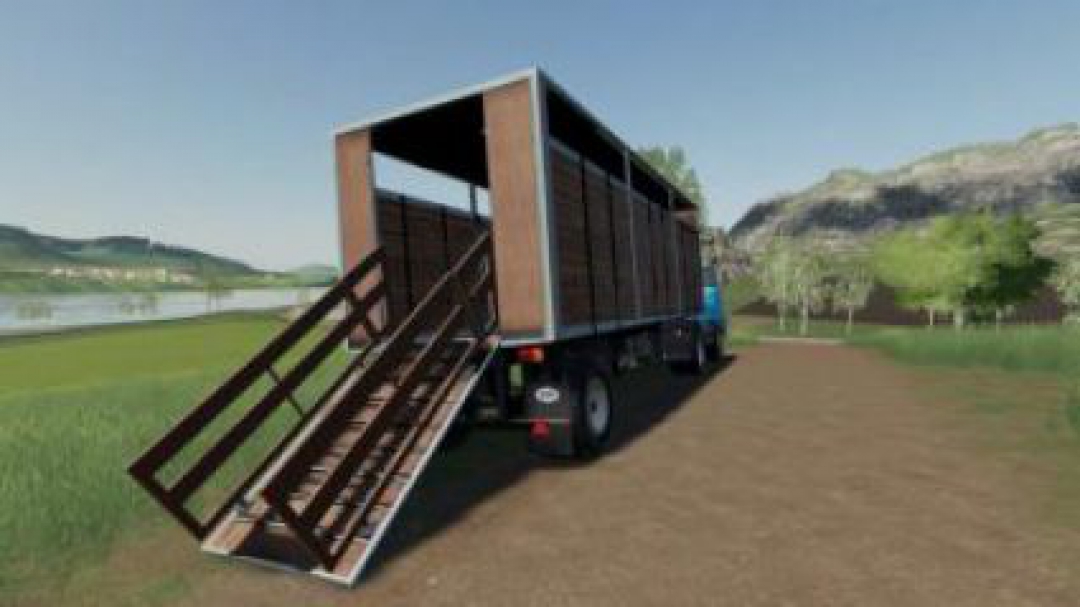 FS19 HLS Viehtransport Sattel v1.0