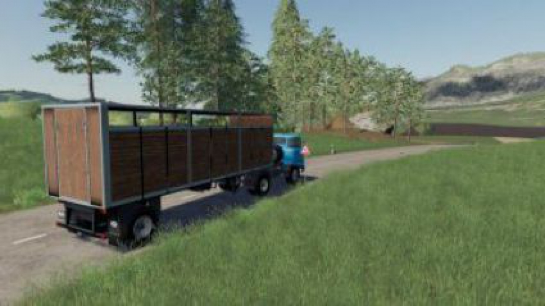 FS19 HLS Viehtransport Sattel v1.0