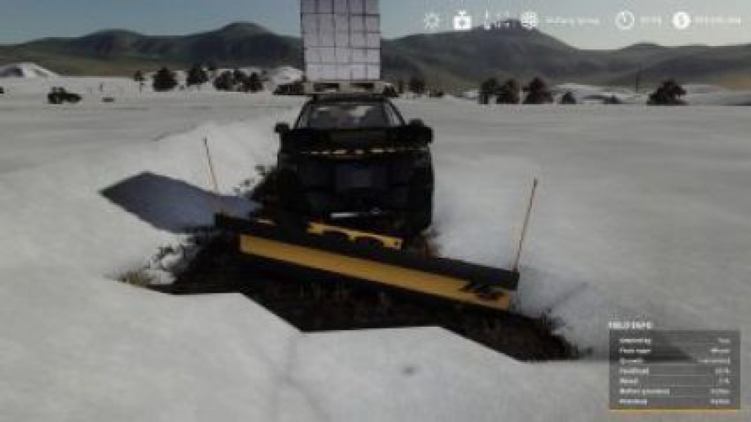 FS19 Pickup 2014 snow plow v1.0