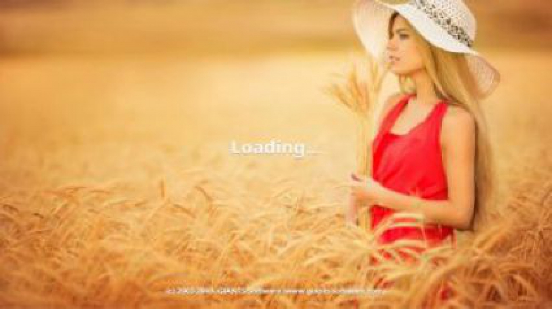 FS19 Blonde woman in wheat farm Menu Background v1.0