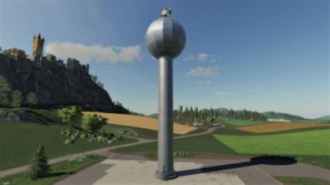 FS19 Placeable Watertower v1.0.0.0