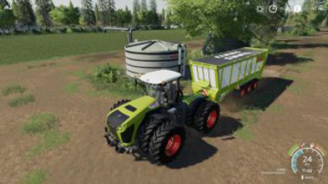 FS19 Claas skinned TX560D Bulk Trailer