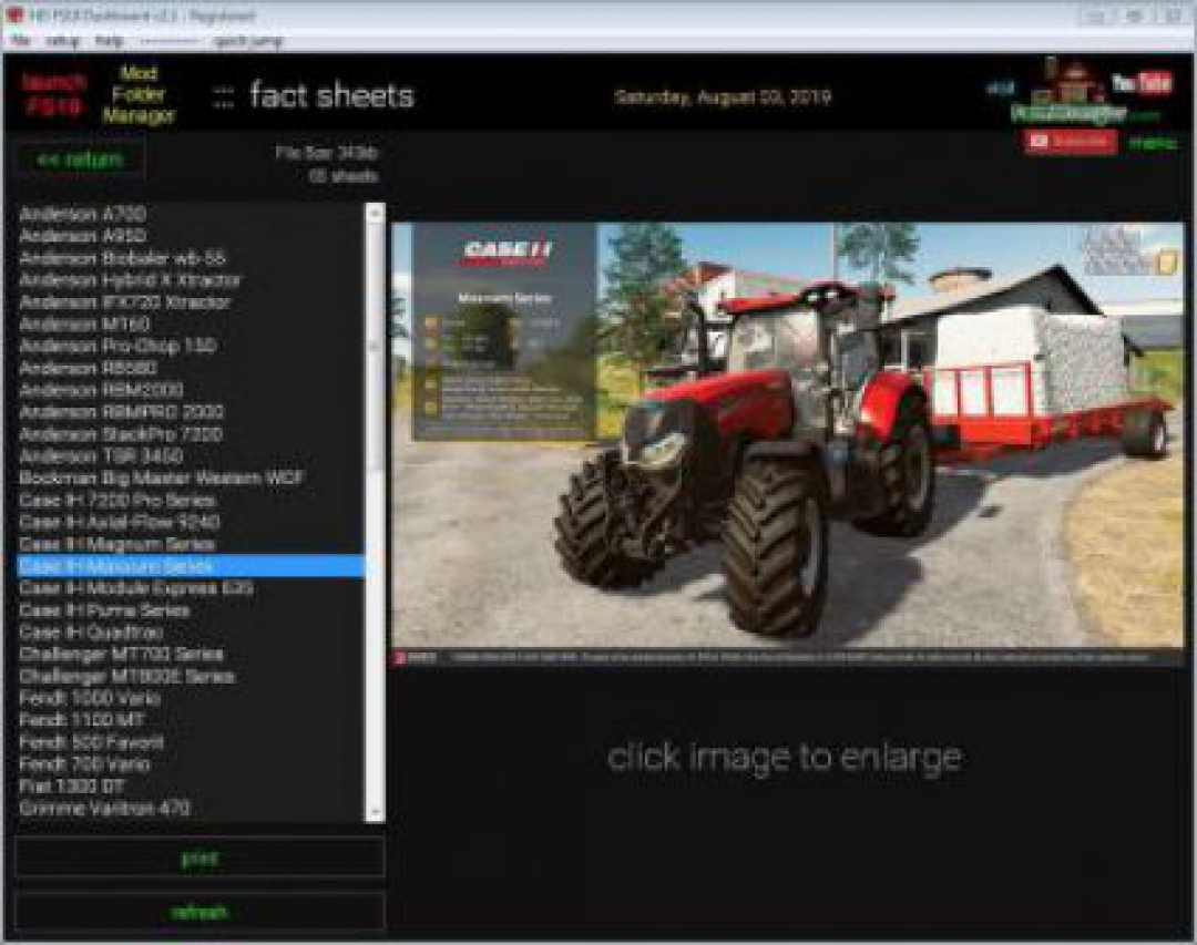 FS19 Dashboard v2.2