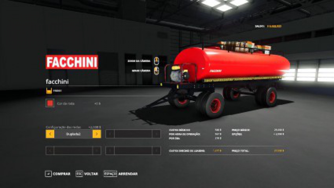 TANQUE FACCHINI v1.0.0.0