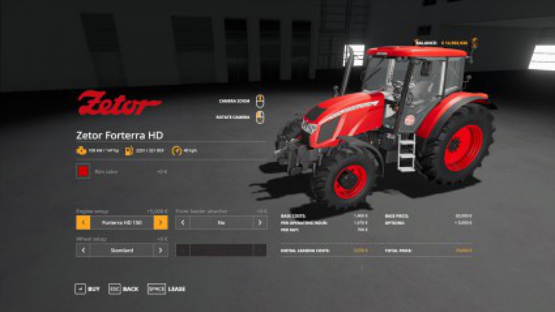 ZETOR FORTERRA HD 130/150 v1.2