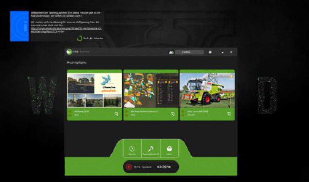 FarmingLauncher19 v2.0 BETA