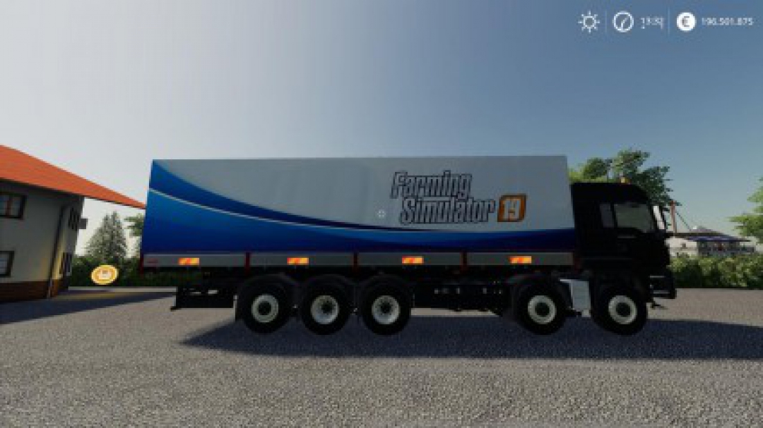 Man LKW mit Pritsche und Plane v1.1.1