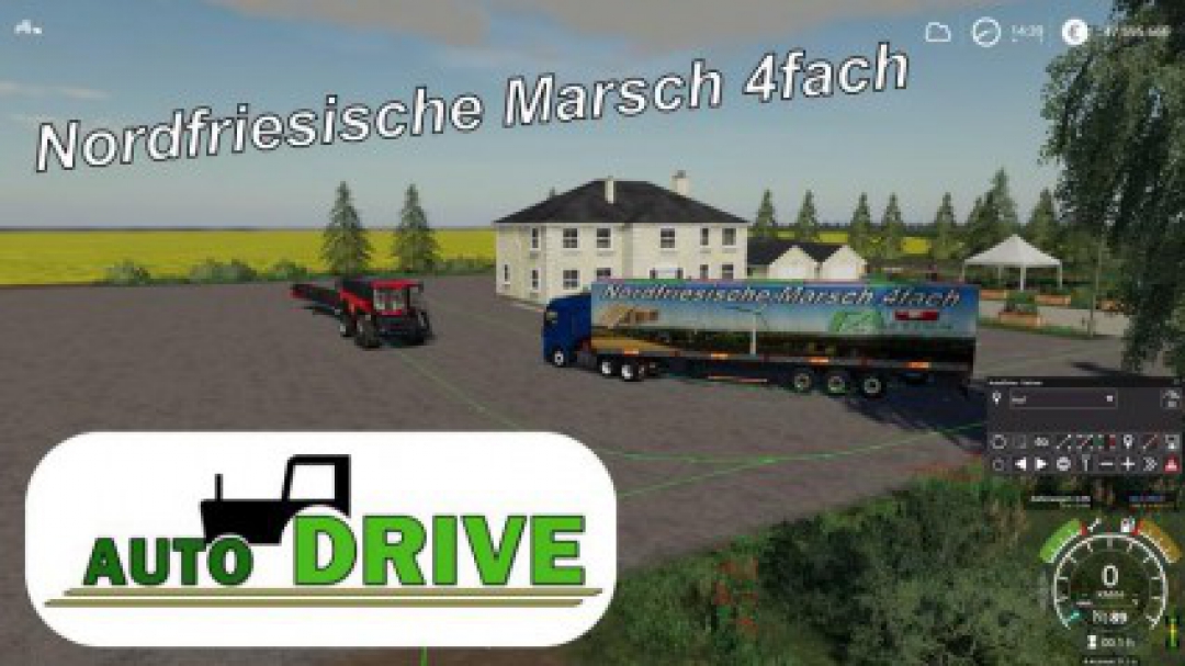 AutoDrive route network NF March 4-way with trenches v1.1