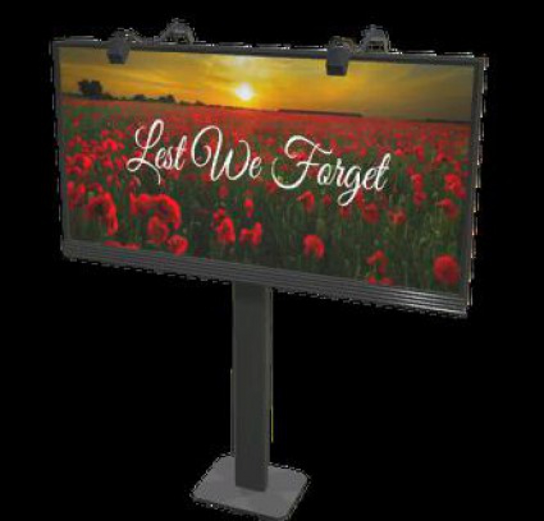 FS19 Placeable Remembrance Day Billboard v1.0