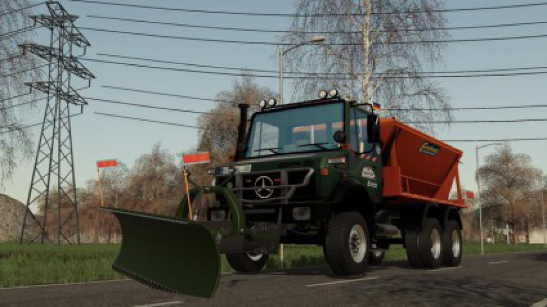 Winter service Unimog 2450 6x6 v1.0