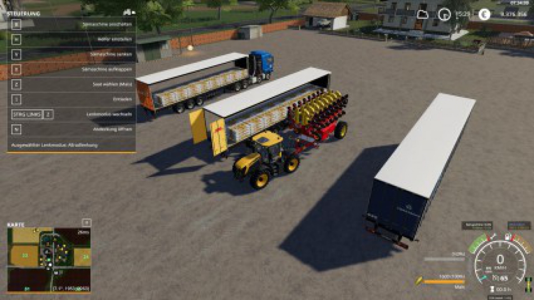 Fruehauf Planenauflieger mit Stapler v4.0