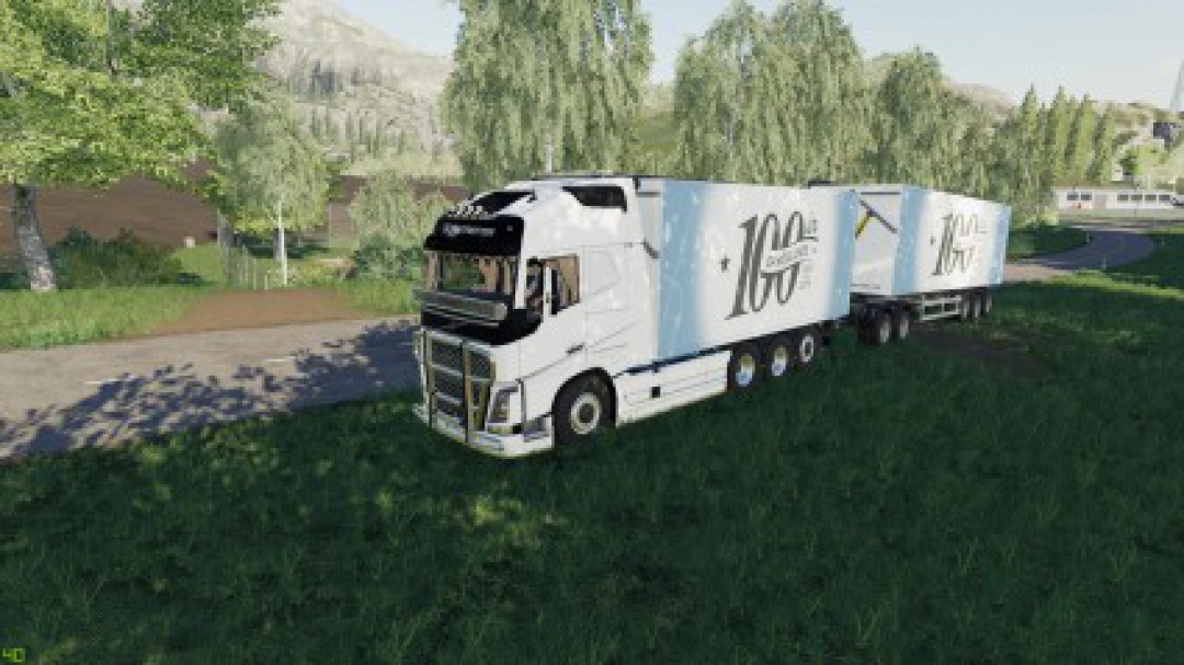 Volvo Fh16 Woodchip and trailer v1.1