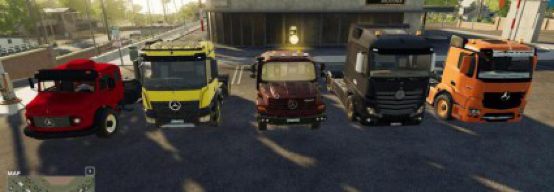 Mods Pack - Mercedes Trucks Pack v1.0