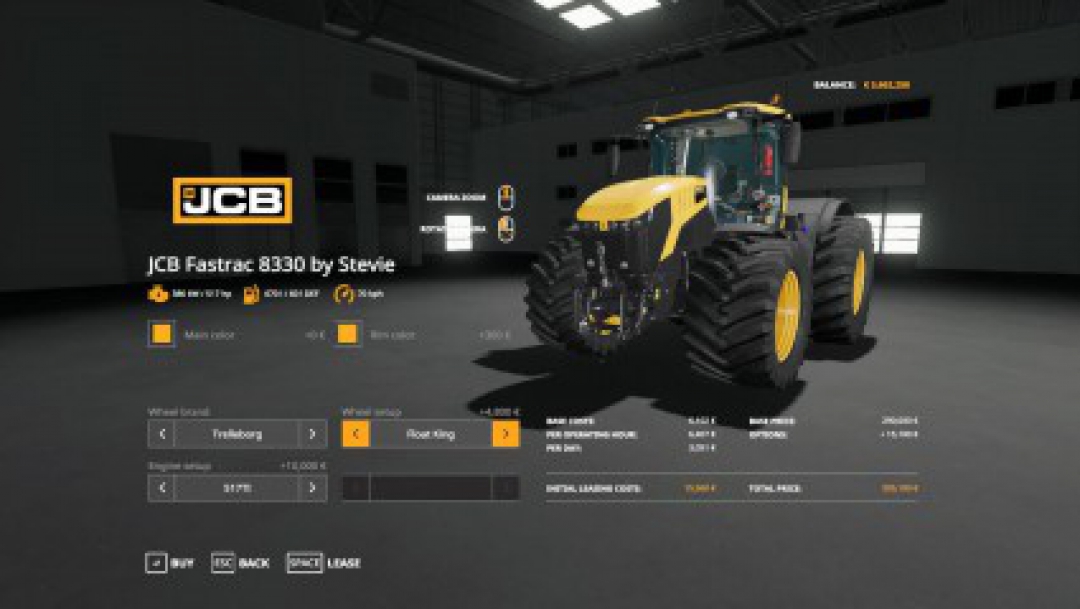 Mod update JCB 8330 by Stevie