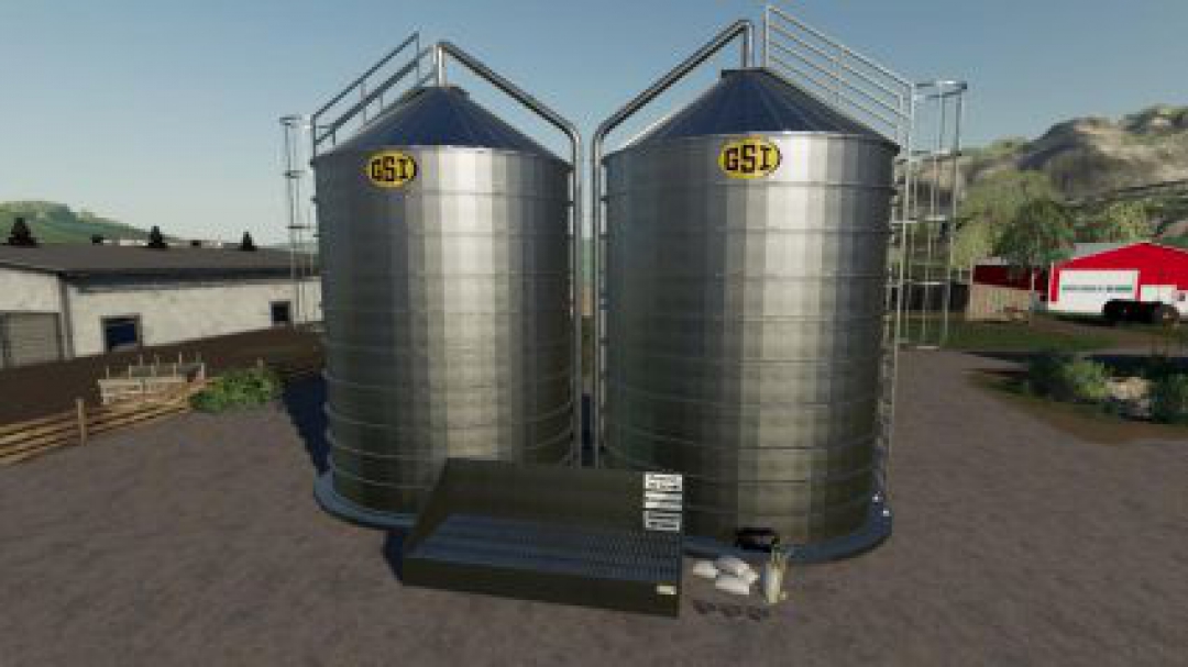 Placeable GSI Grain Bins