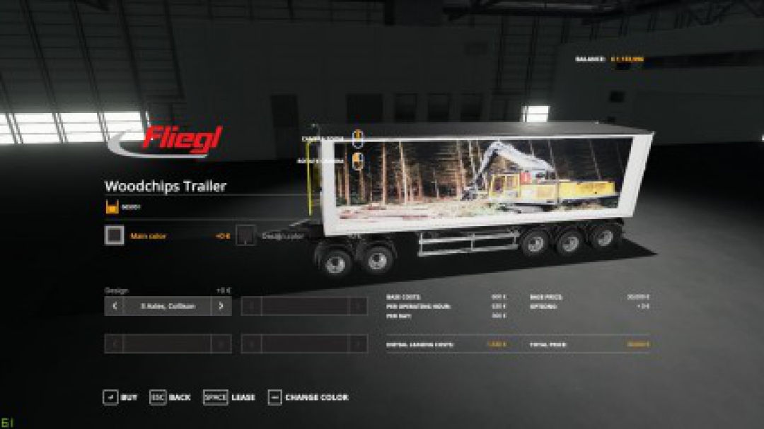 FH16 Woodchips and trailer v1.3