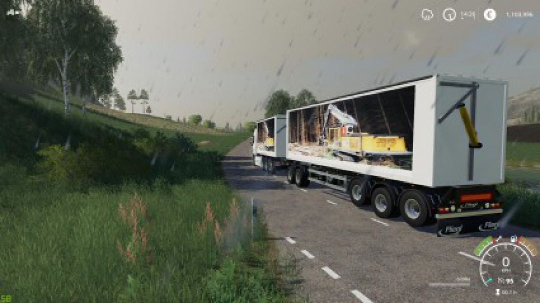 FH16 Woodchips and trailer v1.3