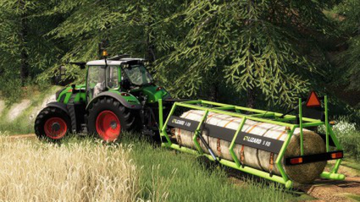 fs19-mods,  5 Round Bales Trailer v1.0.0.0