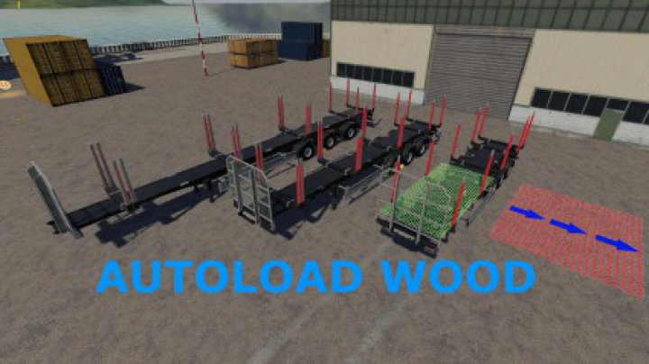 fs19-mods, Fliegl Timber Runner Wide With Autoload Wood v1.0