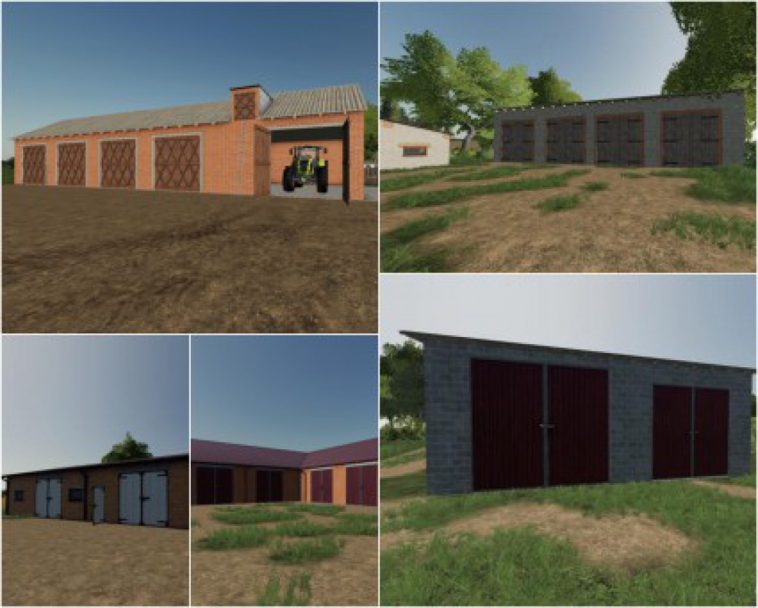 Placeable garage Pack v1.0