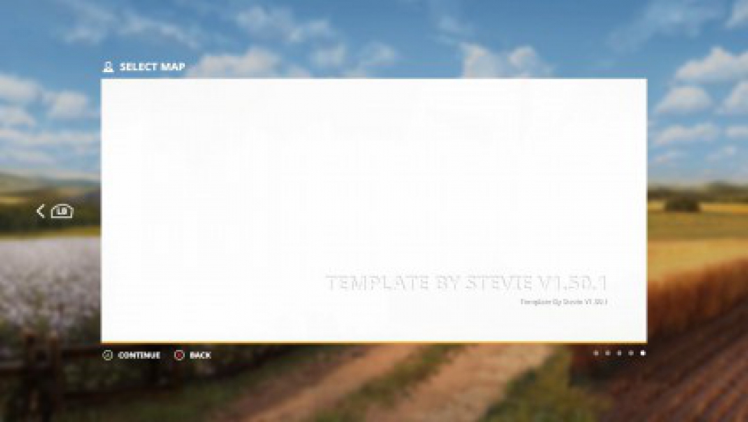 FS19 Mod Map template by Stevie