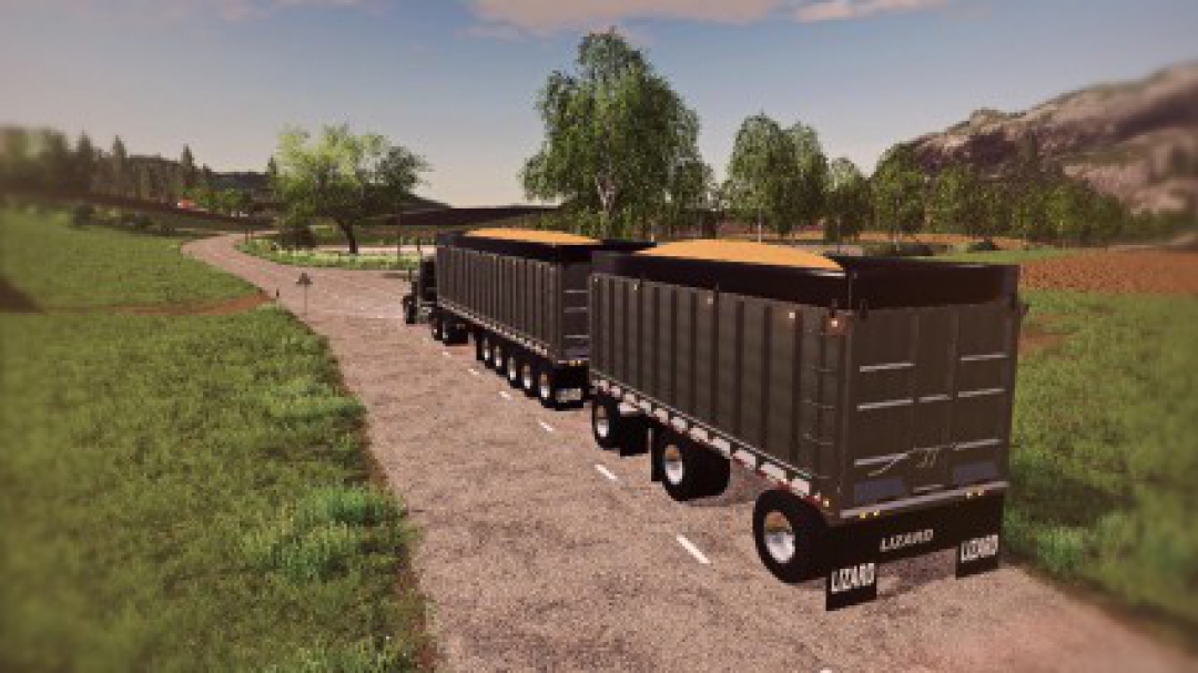 Lizard End Dump Bulk Trailer + Pup Trailer v1.0